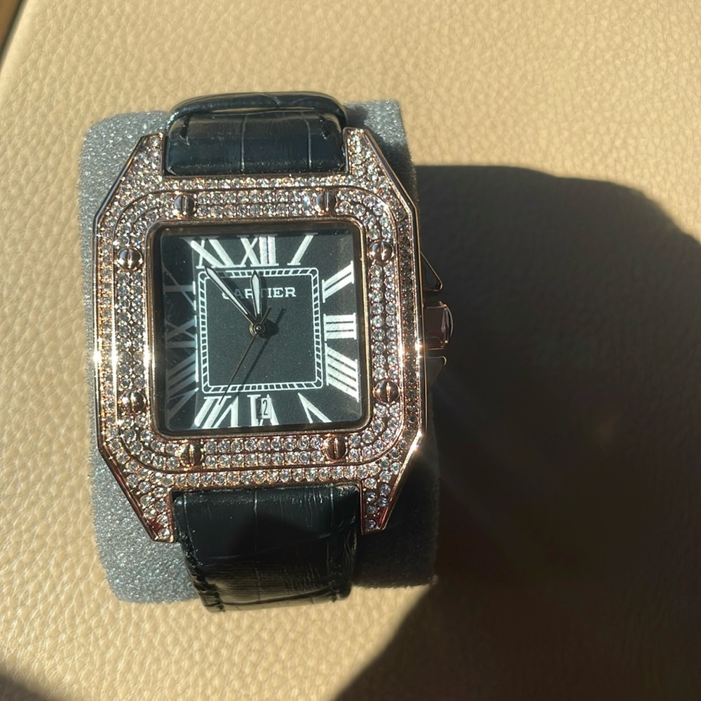Cartier Santos Moissanite Unisex